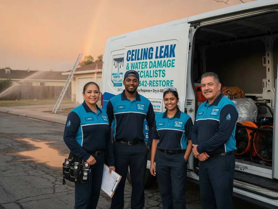 Ceiling Leak Cleanup company in Nursery, TX