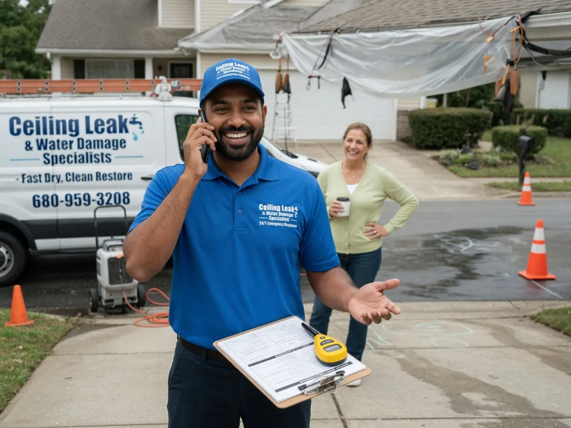 Ceiling Leak Cleanup Nursery, TX FAQs